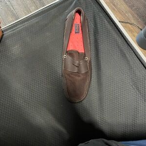 Swims Men's Dark Brown Loafers with Red Insole